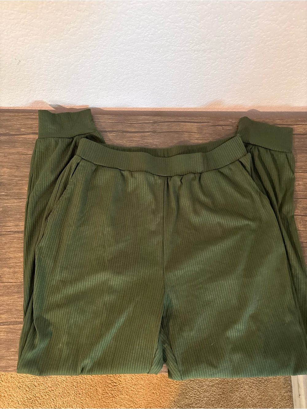 Green pants size medium